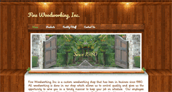 Desktop Screenshot of finewoodworkinginc.com